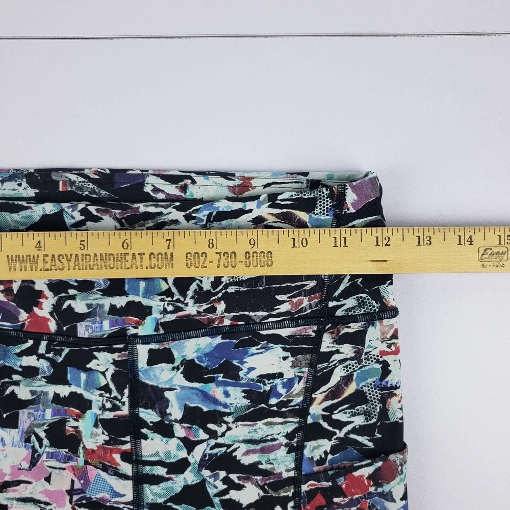 Lululemon Pants Women's 6 Colorful Break Free Nulux‎ Culture Clash Star Leggings